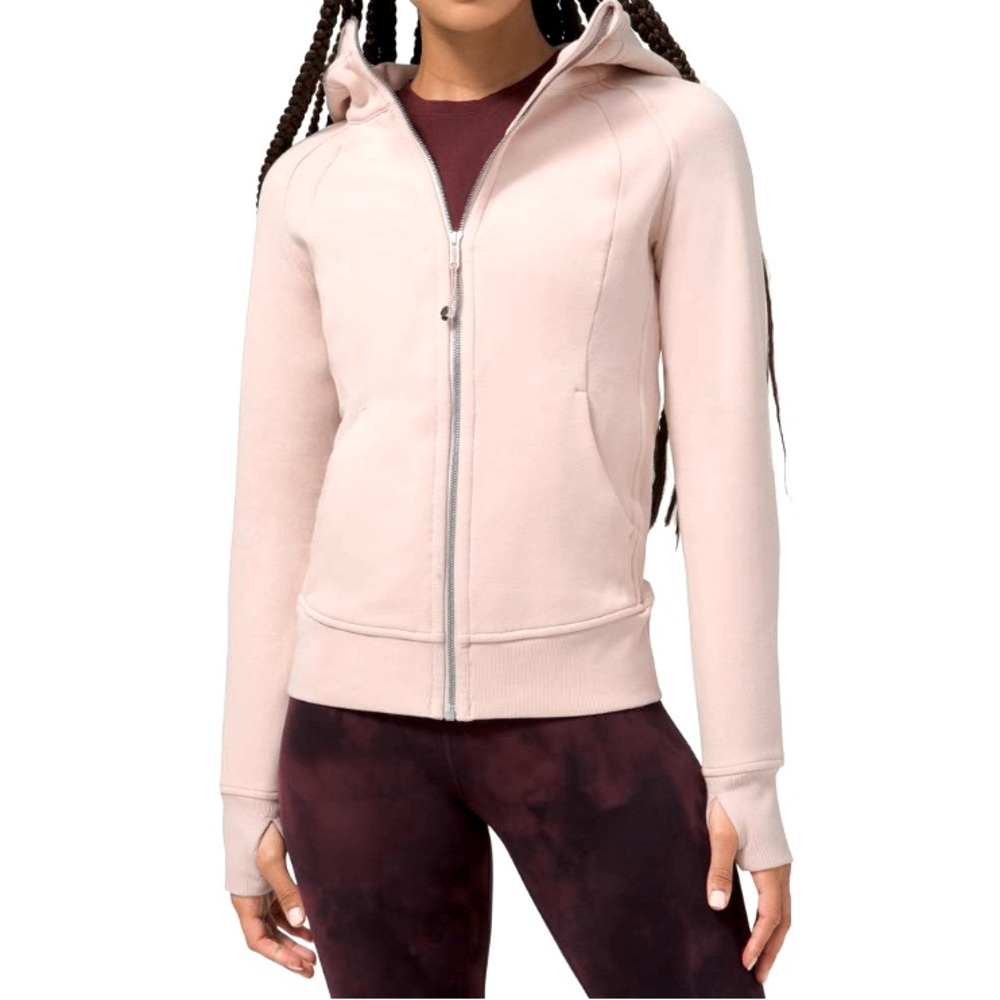 Lululemon Light Pink scuba Hoodie